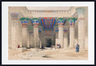 Grand Portico of the Temple of Philae Nubia, David Roberts Fine Art Print