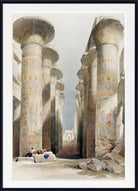 Great Hall at Karnak temple in Thebes, David Roberts Fine Art Print