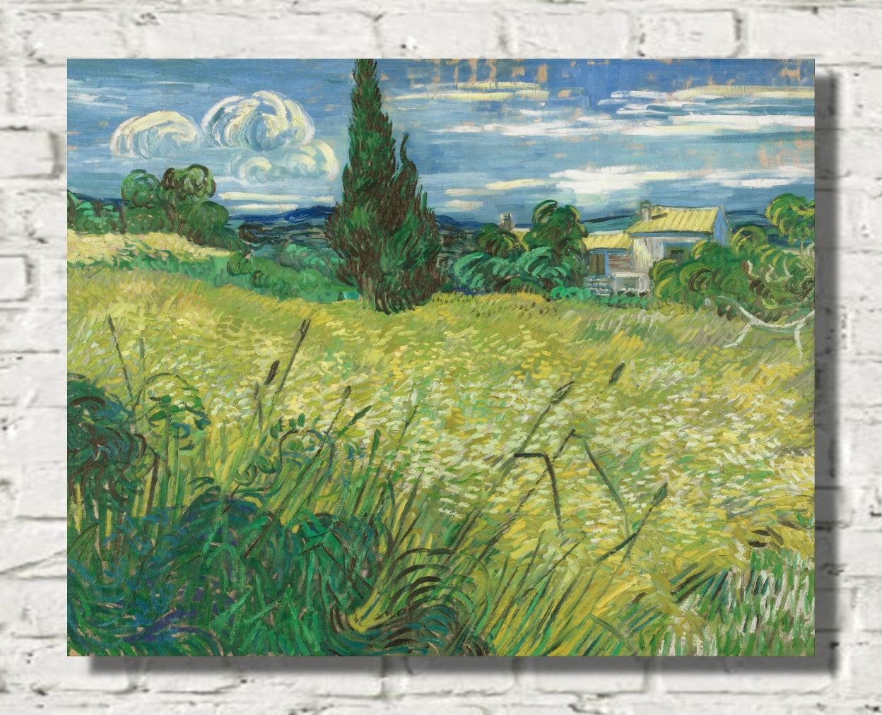 Green Field by Vincent van Gogh