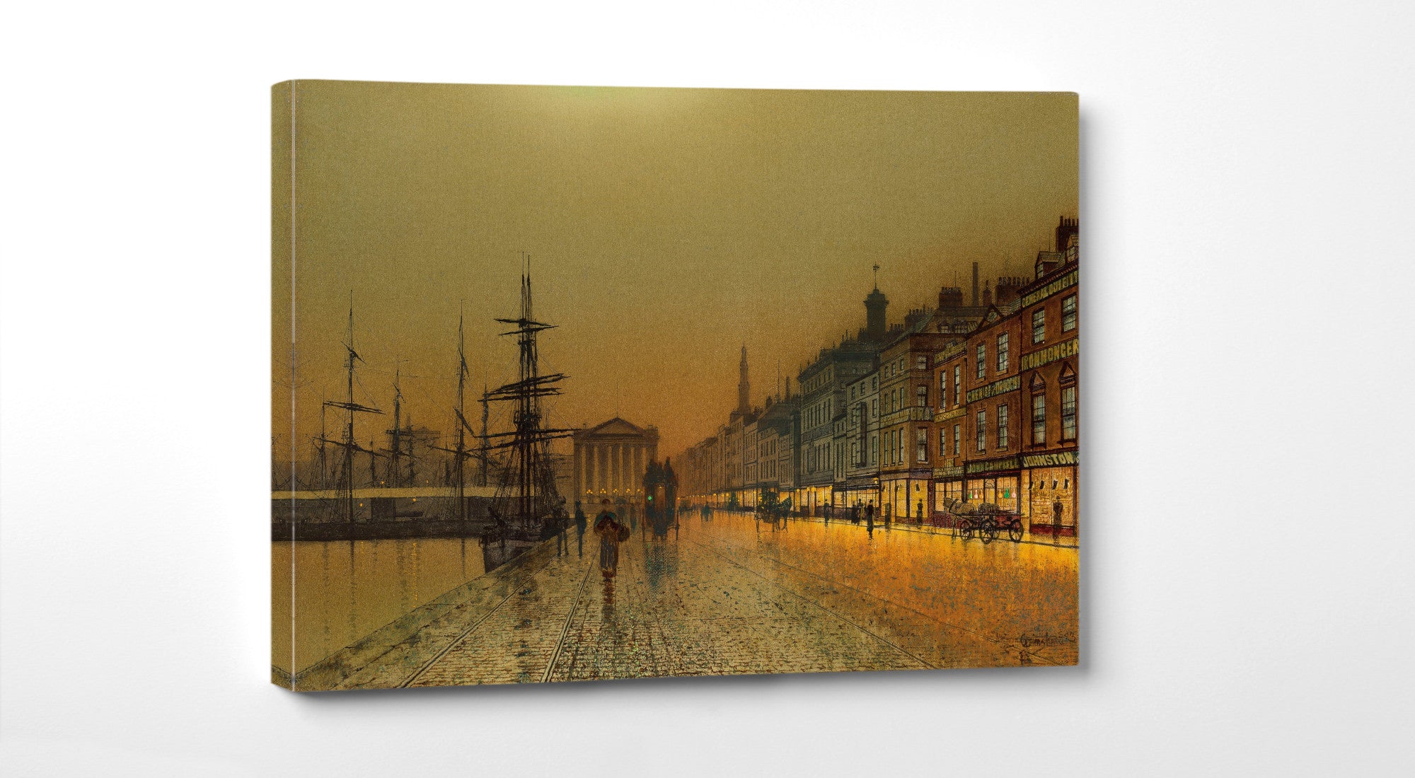 Greenock Harbour at night (1893), John Atkinson Grimshaw