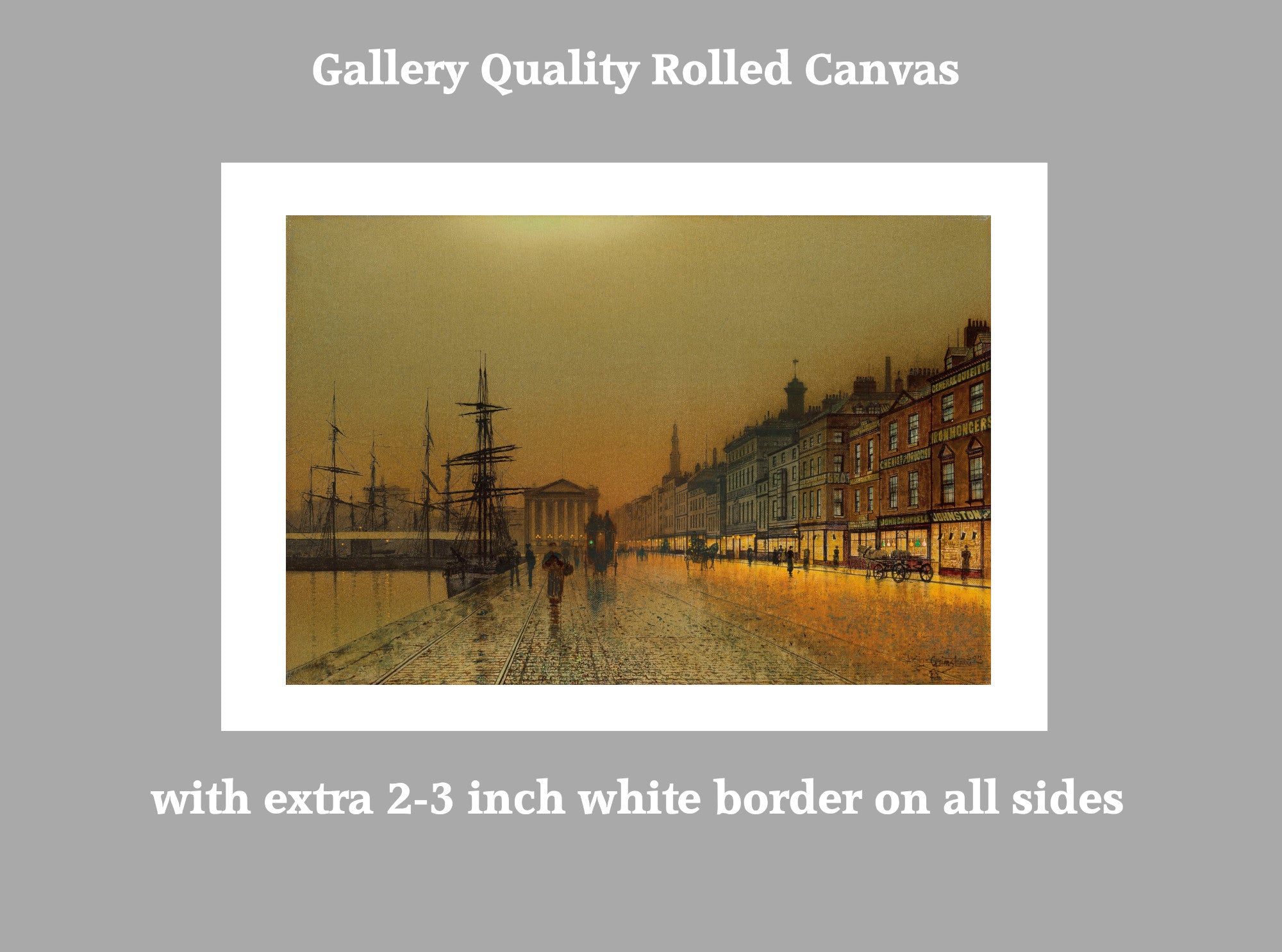 Greenock Harbour at night (1893), John Atkinson Grimshaw