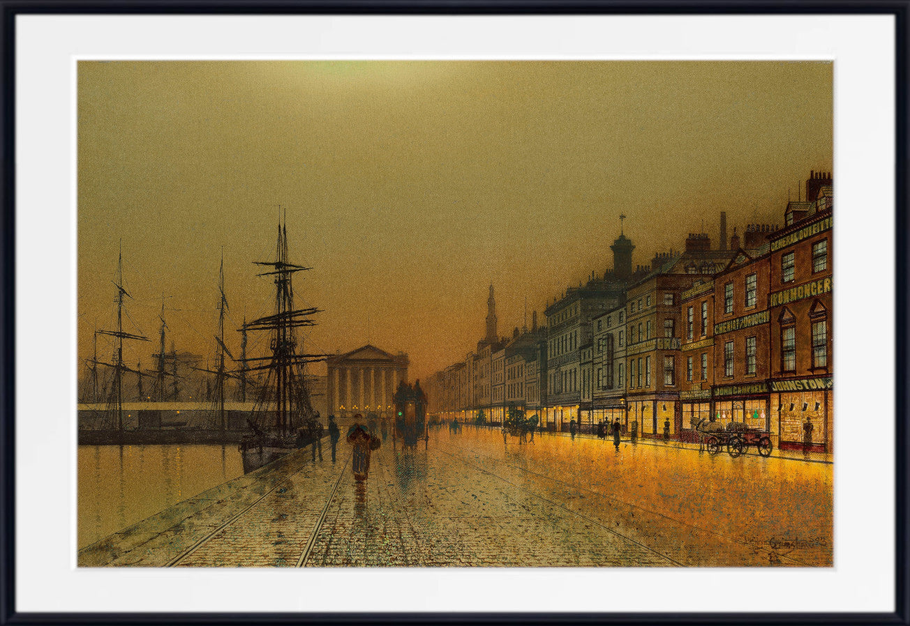 Greenock Harbour at night (1893), John Atkinson Grimshaw