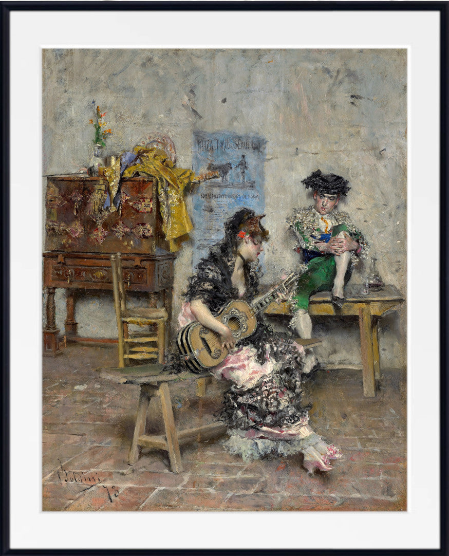 Guitar player (1873) by Giovanni Boldini