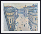 Gustave Caillebotte Fine Art Print : Halévy Street, View from the Sixth Floor
