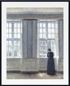 Wilhelm Hammershoi Fine Art Print,Tall Windows
