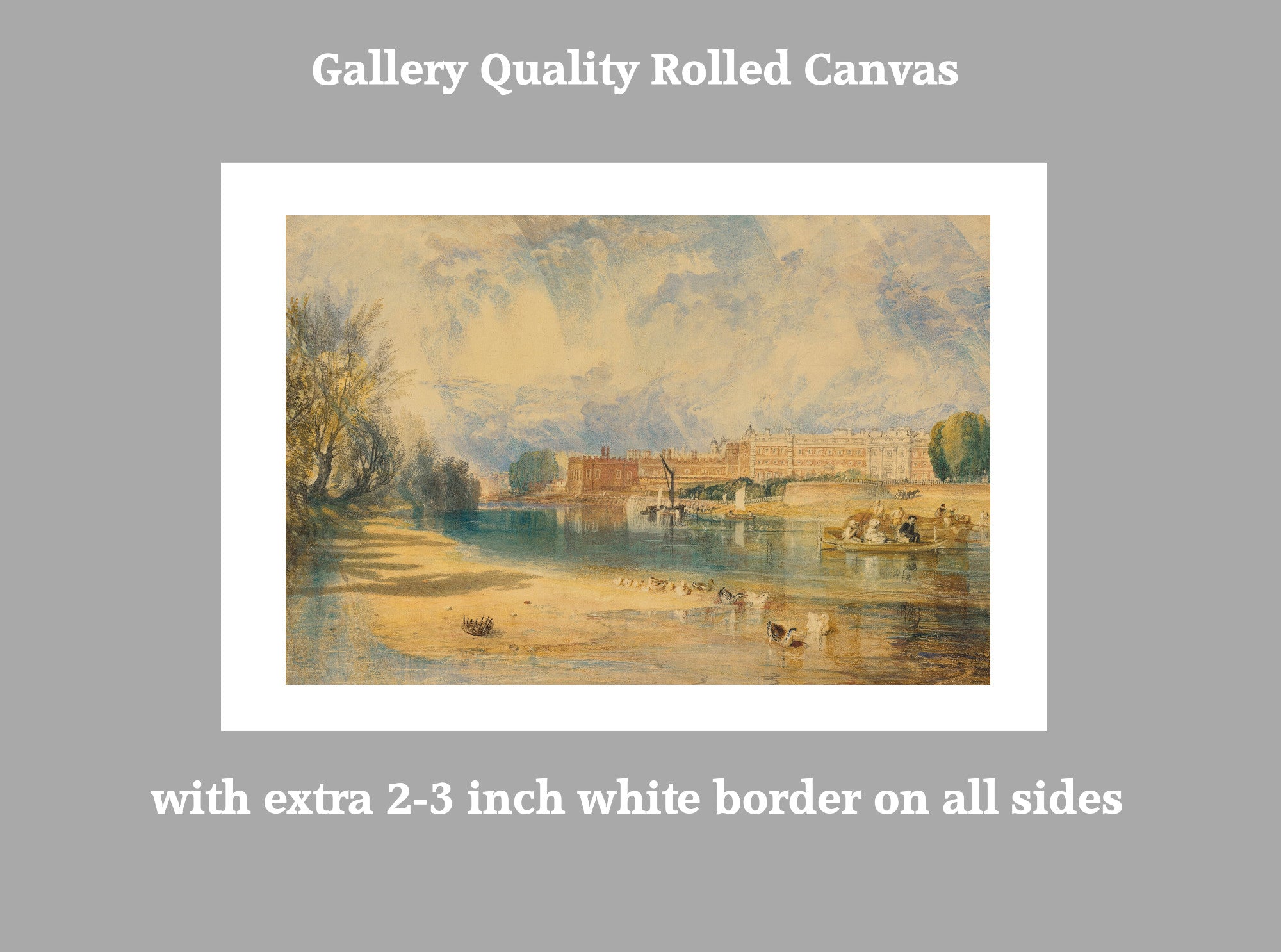 Hampton Court Palace by William Turner