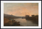 Harlech Castle, from Tygwyn Ferry, Summer’s Evening Twilight" (1799) by William Turner