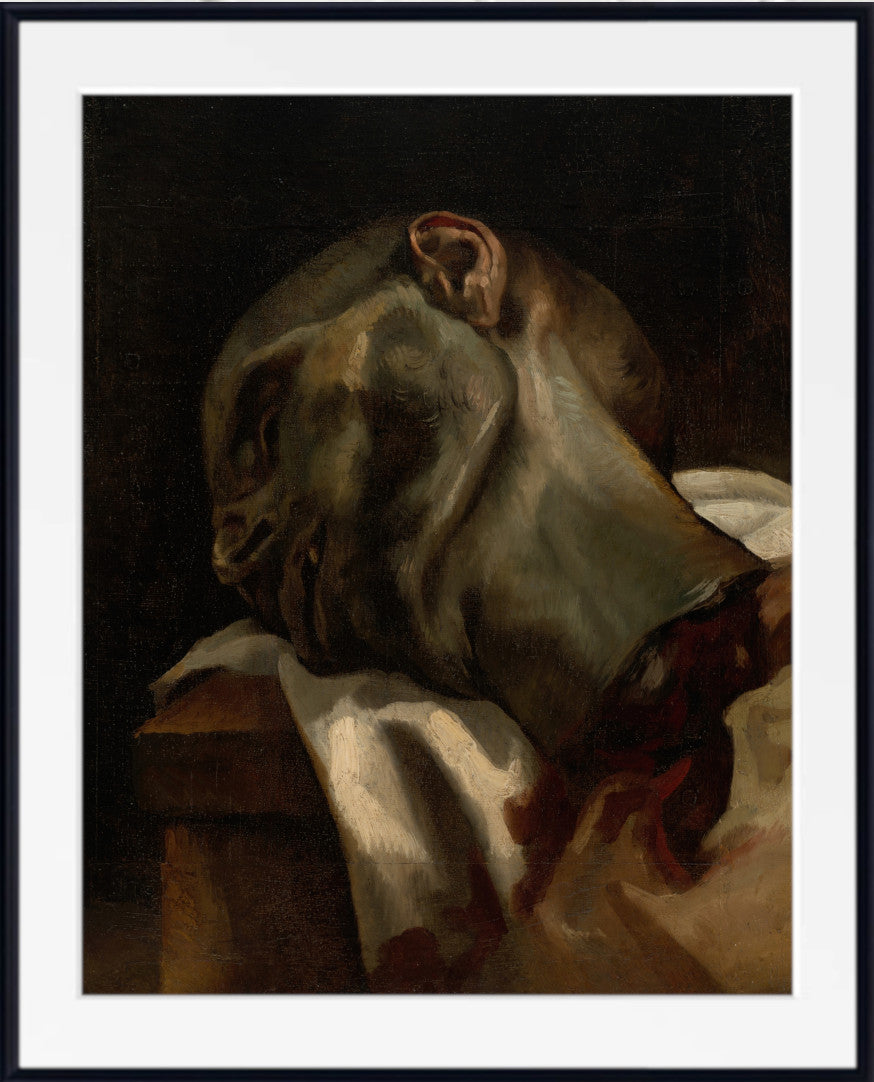 Head of a Guillotined Man (1818-19), Théodore Géricault