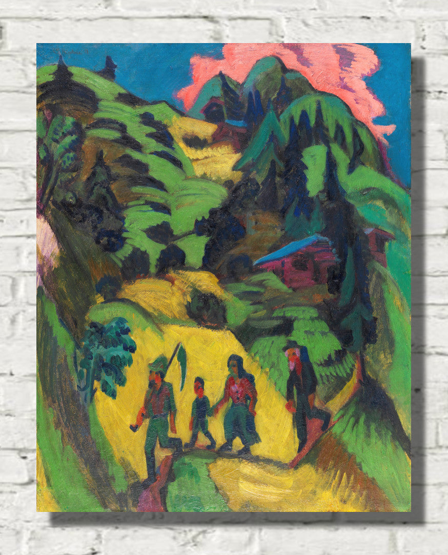 Returning This Year (1918) by Ernst Ludwig Kirchner