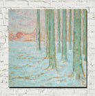 Winter In The Forest (1912) by William Degouve de Nuncques