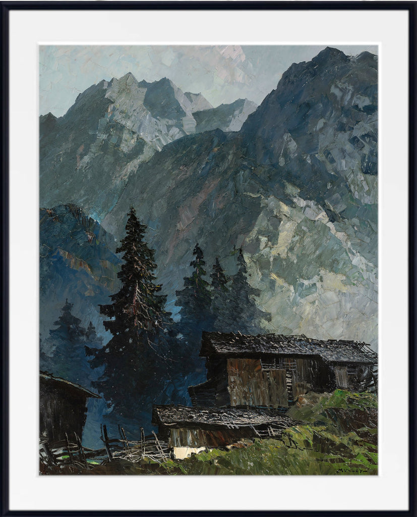Hochleger in the mountain forest (1938), Oskar Mulley Fine Art Print