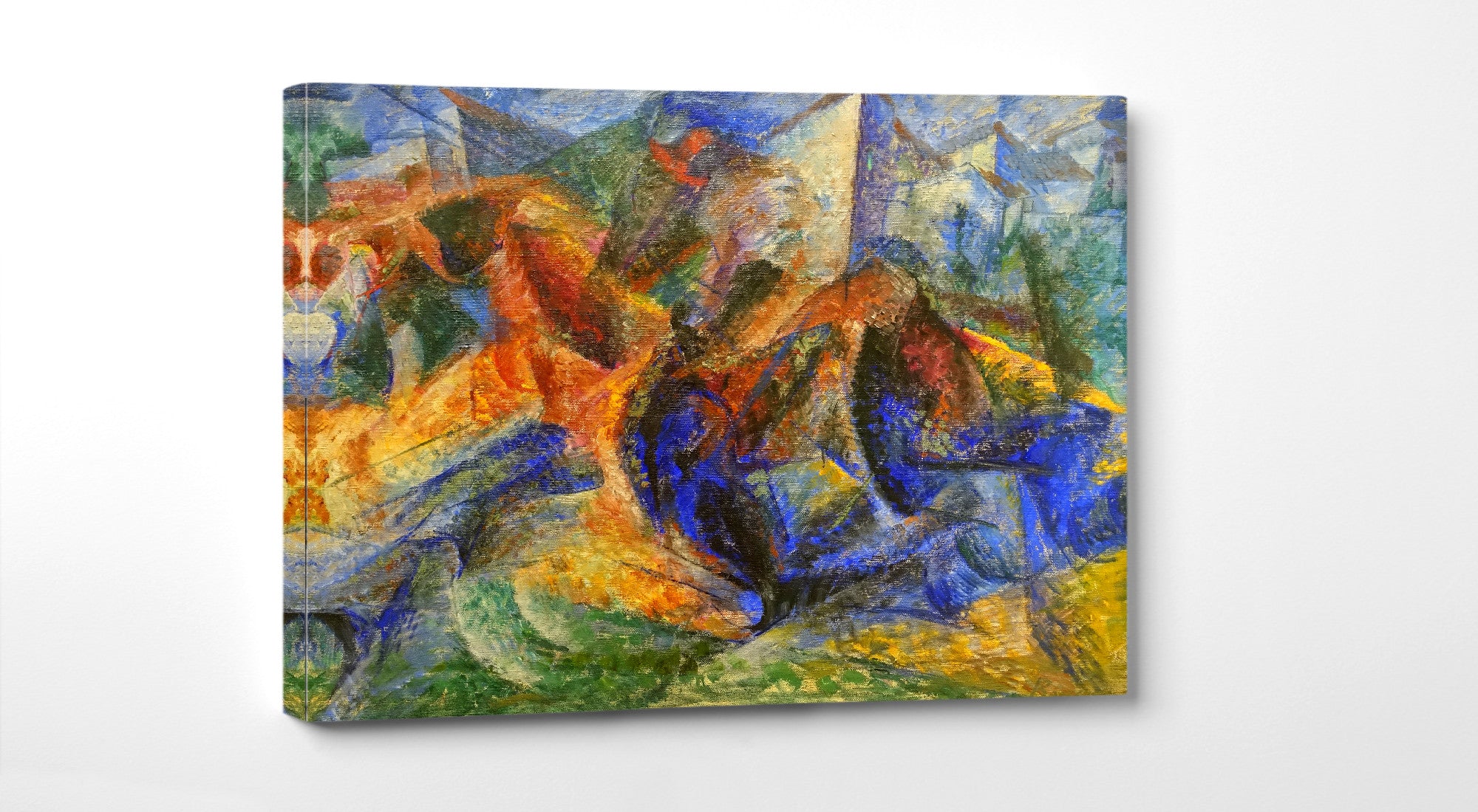 Horse, Rider and Apartment, Umberto Boccioni