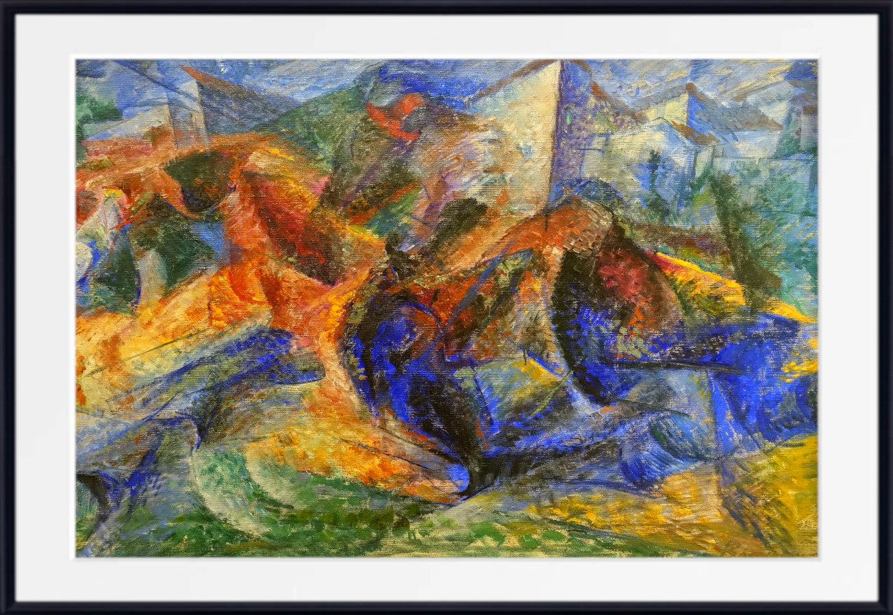 Horse, Rider and Apartment, Umberto Boccioni