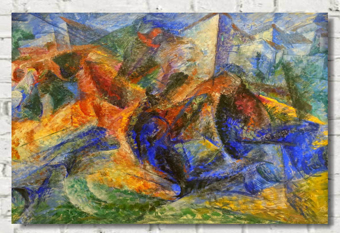 Horse, Rider and Apartment, Umberto Boccioni