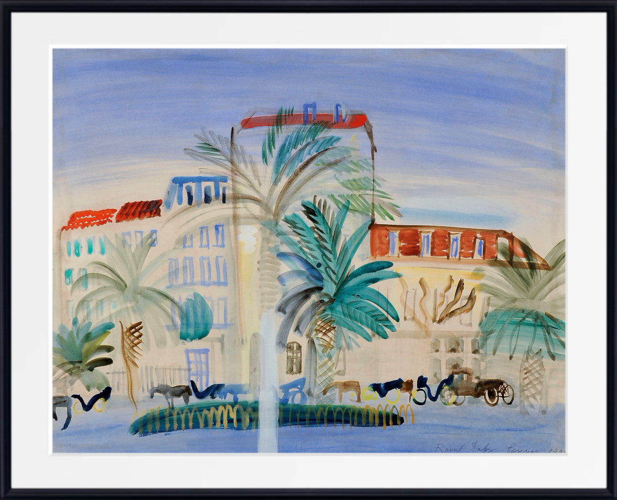 Hôtel à Cannes (1925) by Raoul Dufy