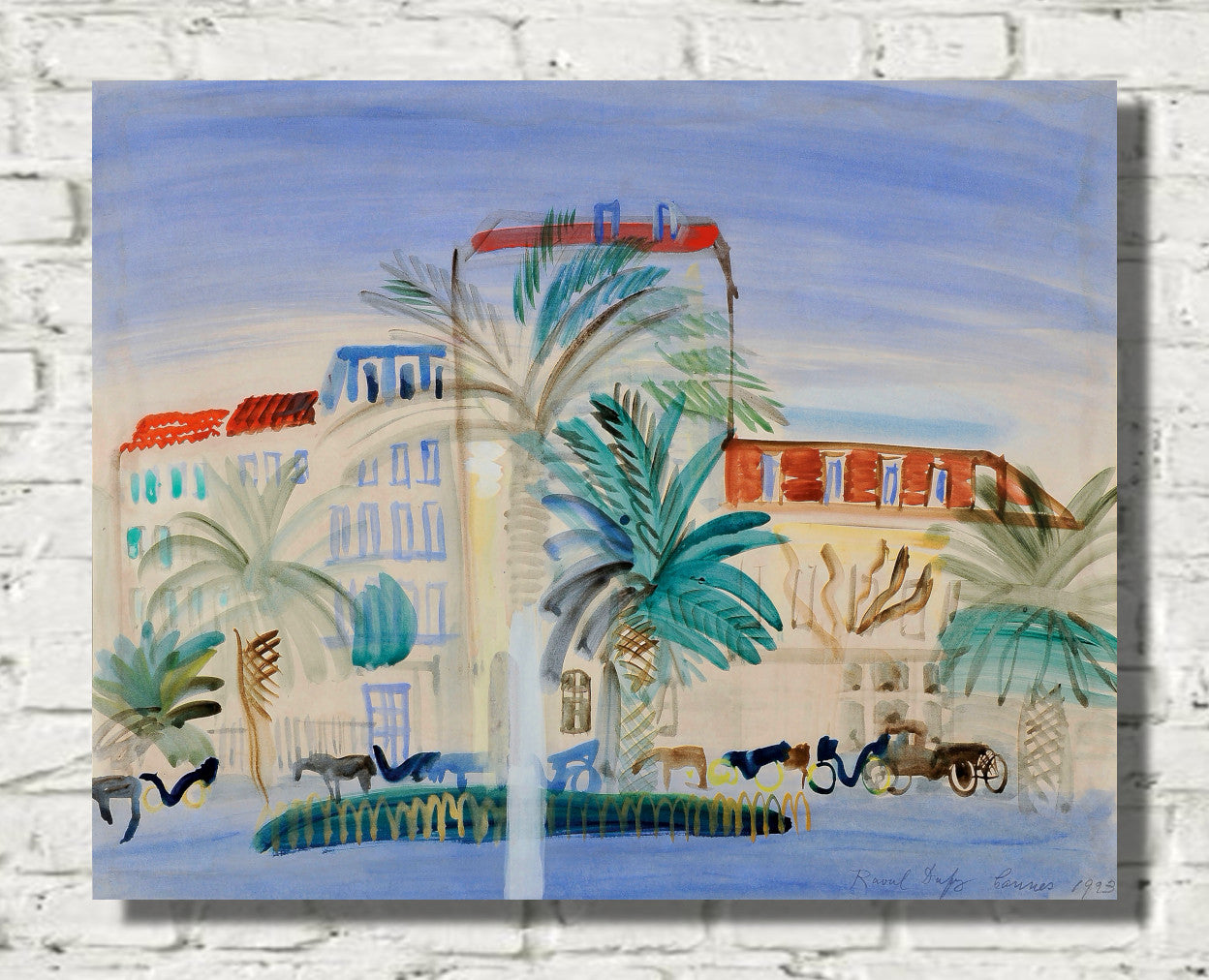 Hôtel à Cannes (1925) by Raoul Dufy