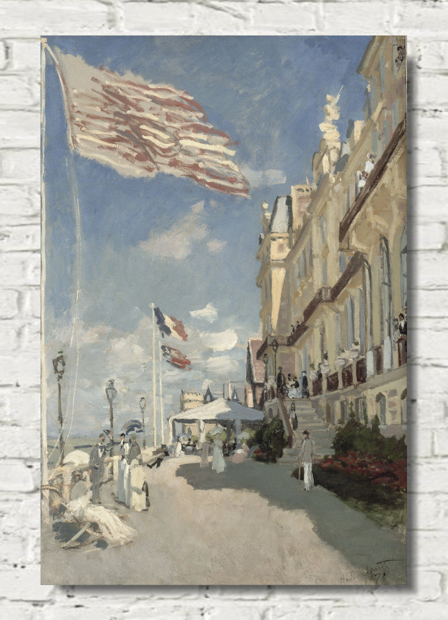 Hôtel des roches noires, Trouville by Claude Monet