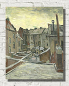 Vincent van Gogh Print, Houses seen from the back (1885)