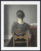 Wilhelm Hammershoi Fine Art Print, Lady Resting