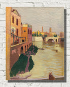 Tiber Island or San Bartolomeo Island, Rome (1928) by Maurice Denis