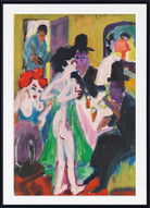 In the brothel by Ernst Ludwig Kirchner