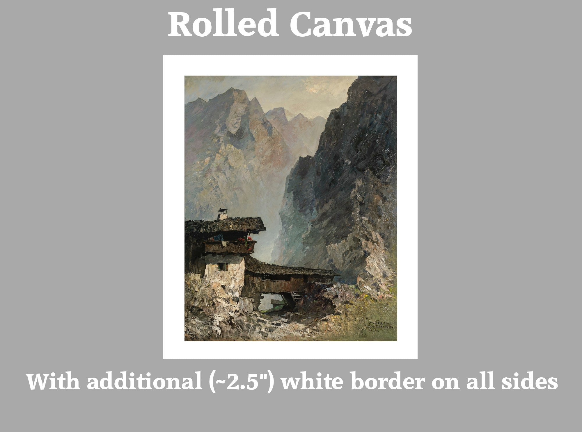 In the high valley (1935), Oskar Mulley Fine Art Print