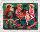 In the Palace of the Princesses (1922) by Ernst Ludwig Kirchner
