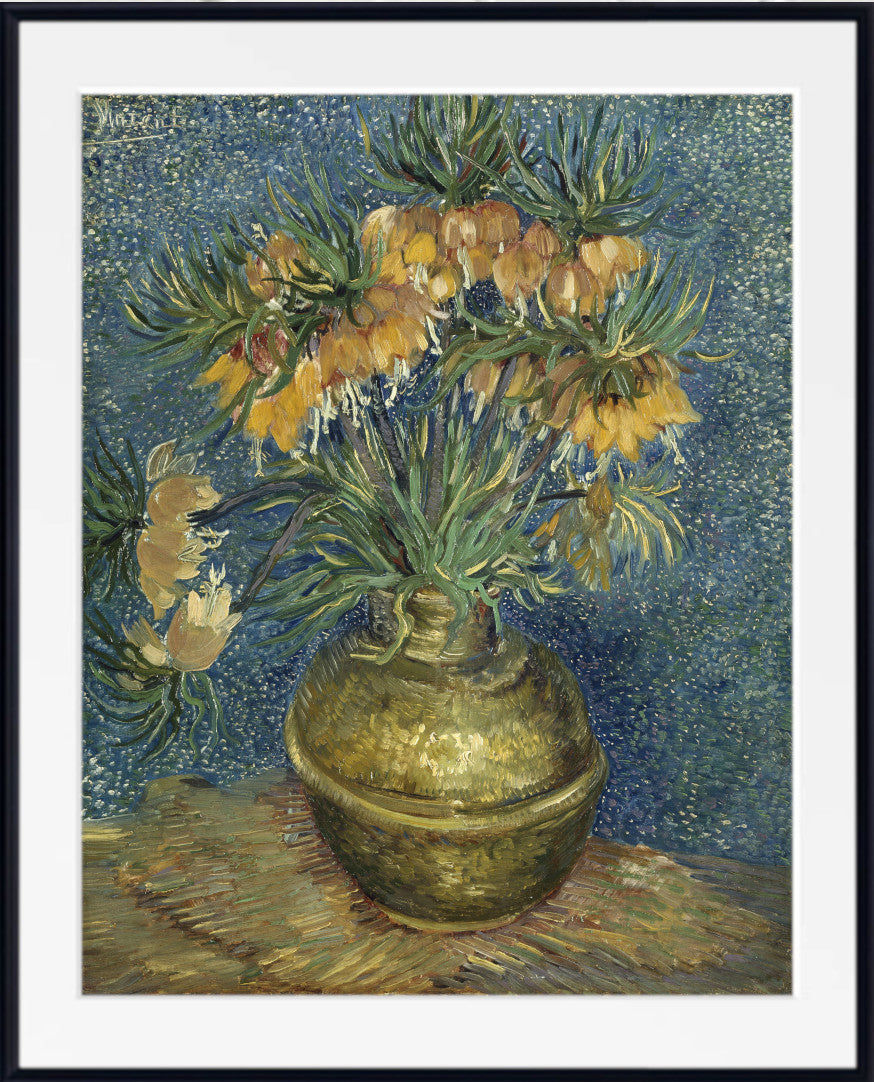 Imperial Fritillaries in a Copper Vase (1887) by Vincent van Gogh