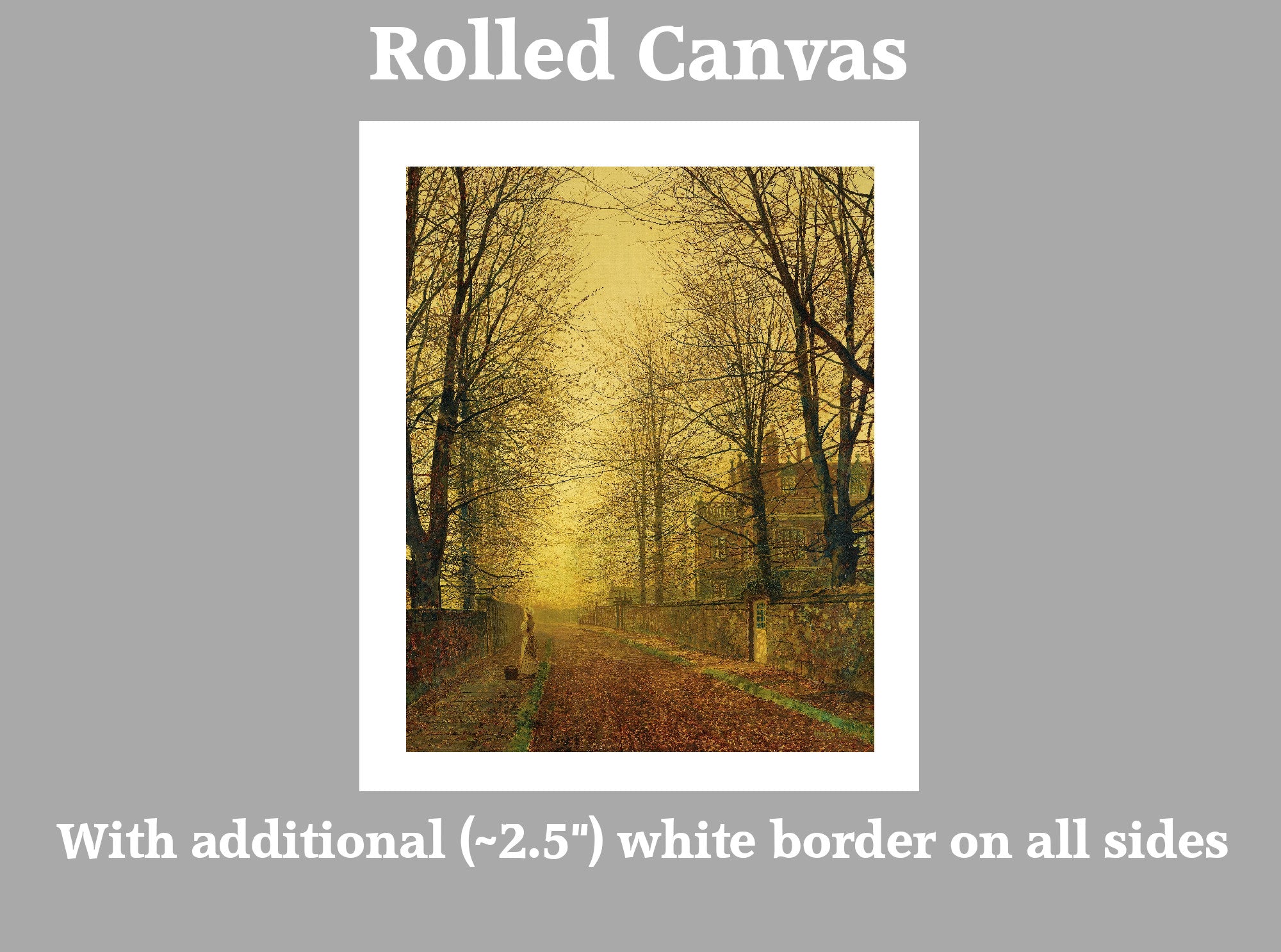 In Autumn’s Golden Glow, John Atkinson Grimshaw