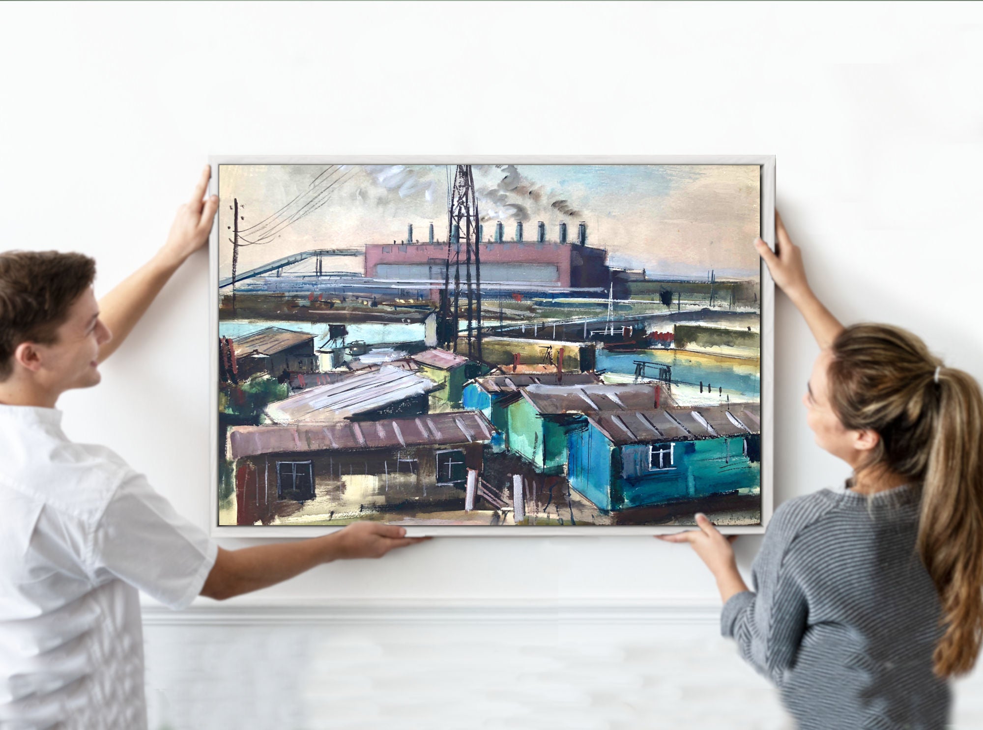 Industrial Landscape (1944) by Otto Geigenberger