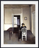 Wilhelm Hammershoi Fine Art Print, Ida in a White Chair