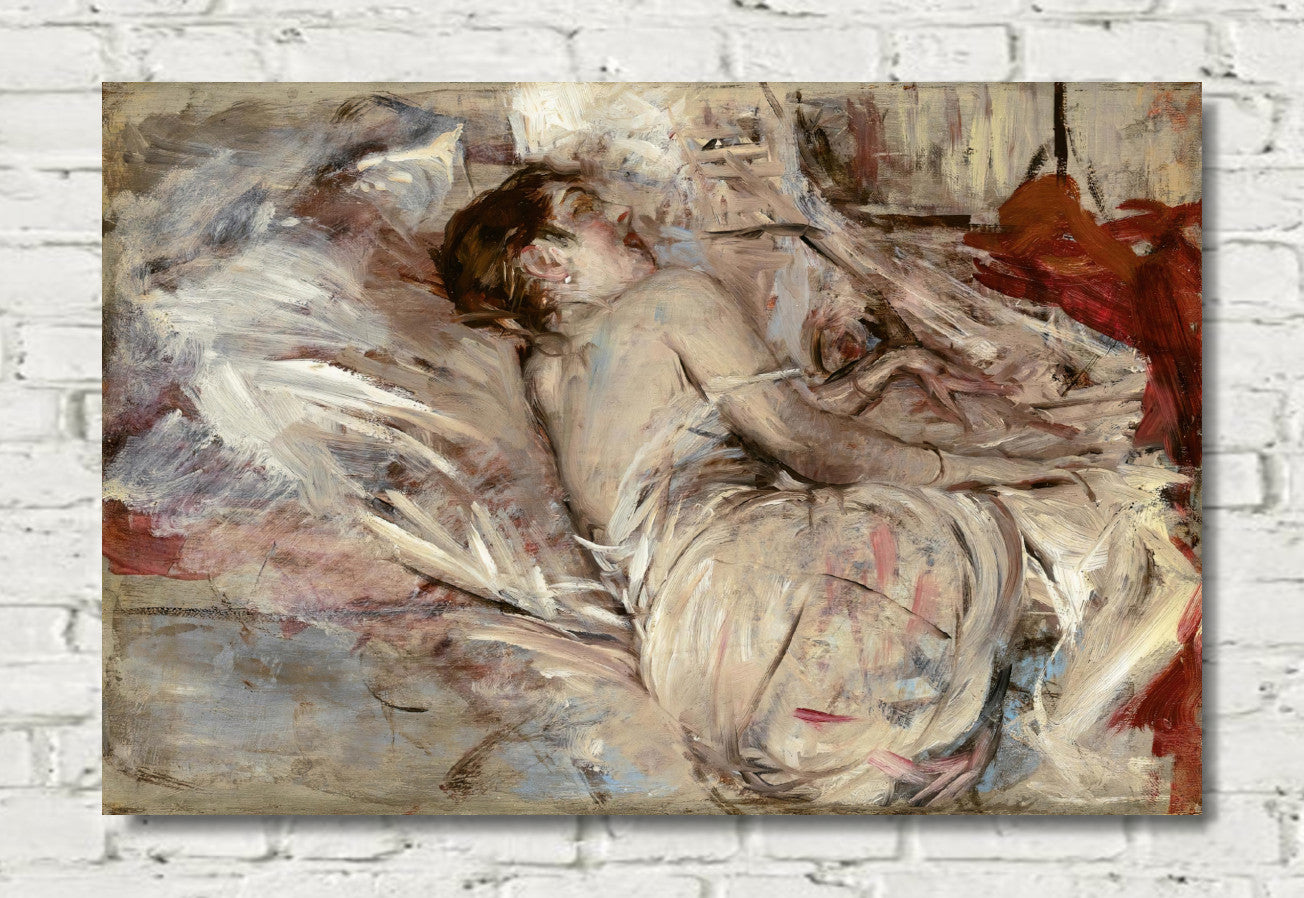 In the Artist’s Studio by Giovanni Boldini