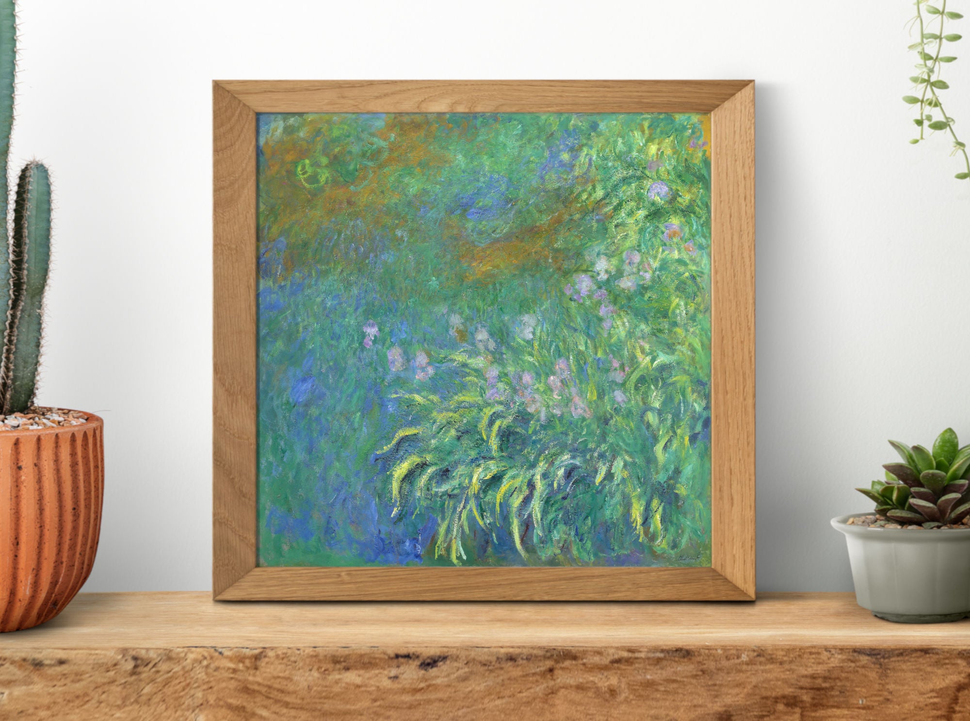 Claude Monet Irises (1914–17) – Fine Art Prints & Canvas Panels