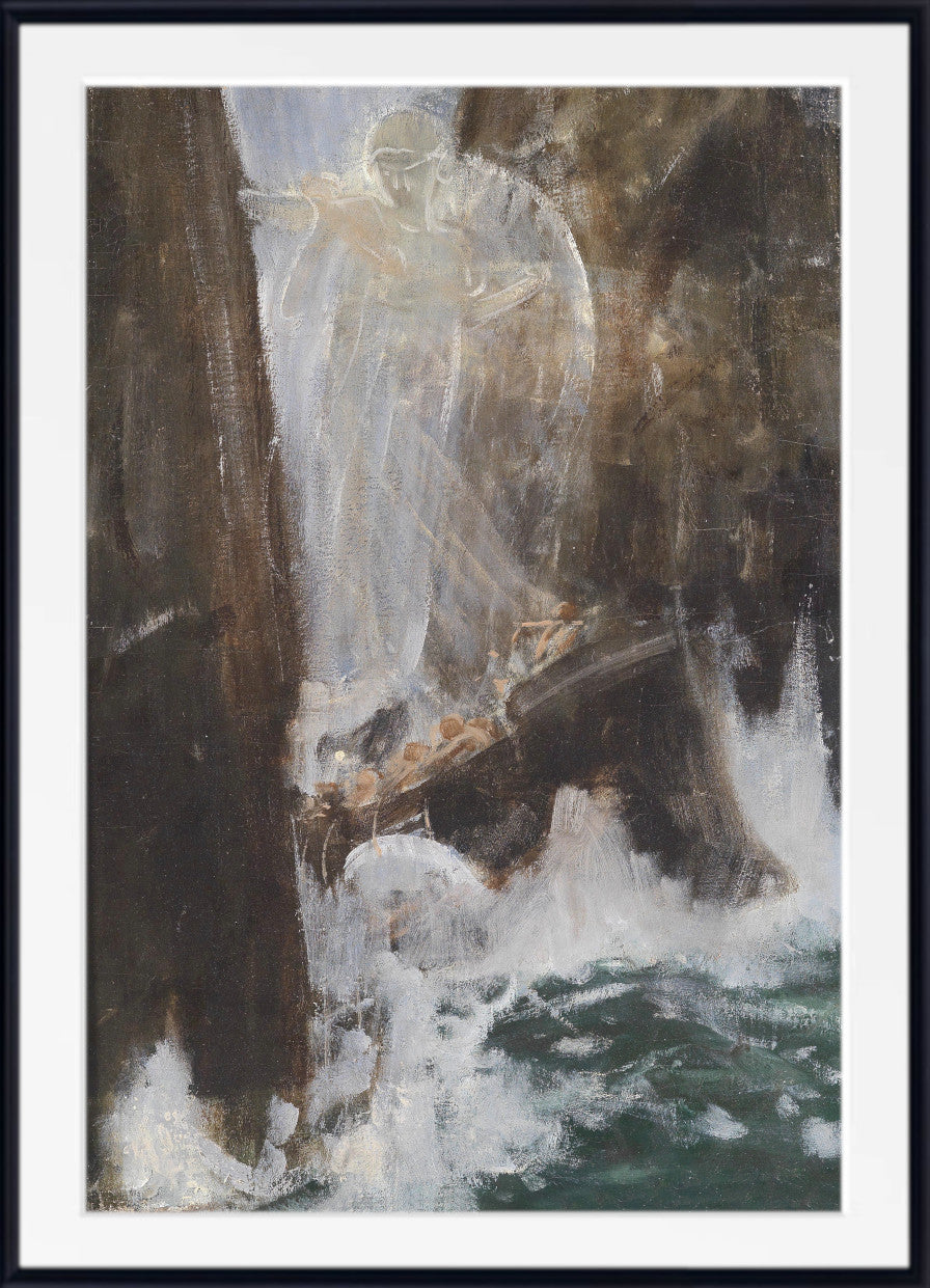 Adolf Hirémy-Hirschl Fine Art Print, Odysseus' Journey