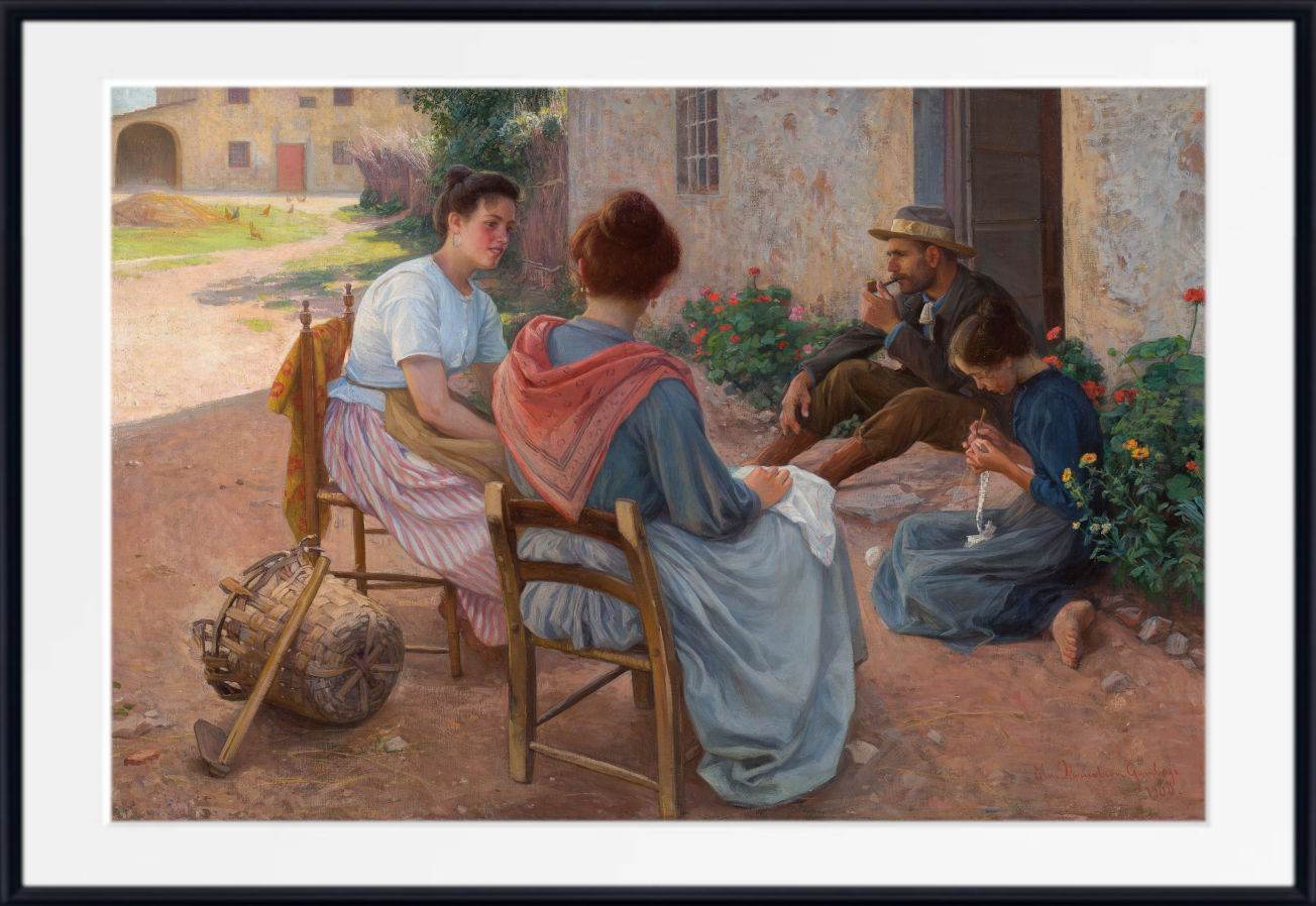 Elin Danielson-Gambogi Fine Art Print: Italian Family