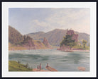 Jakob Alt Fine Art Print: View from the Donaustrudel