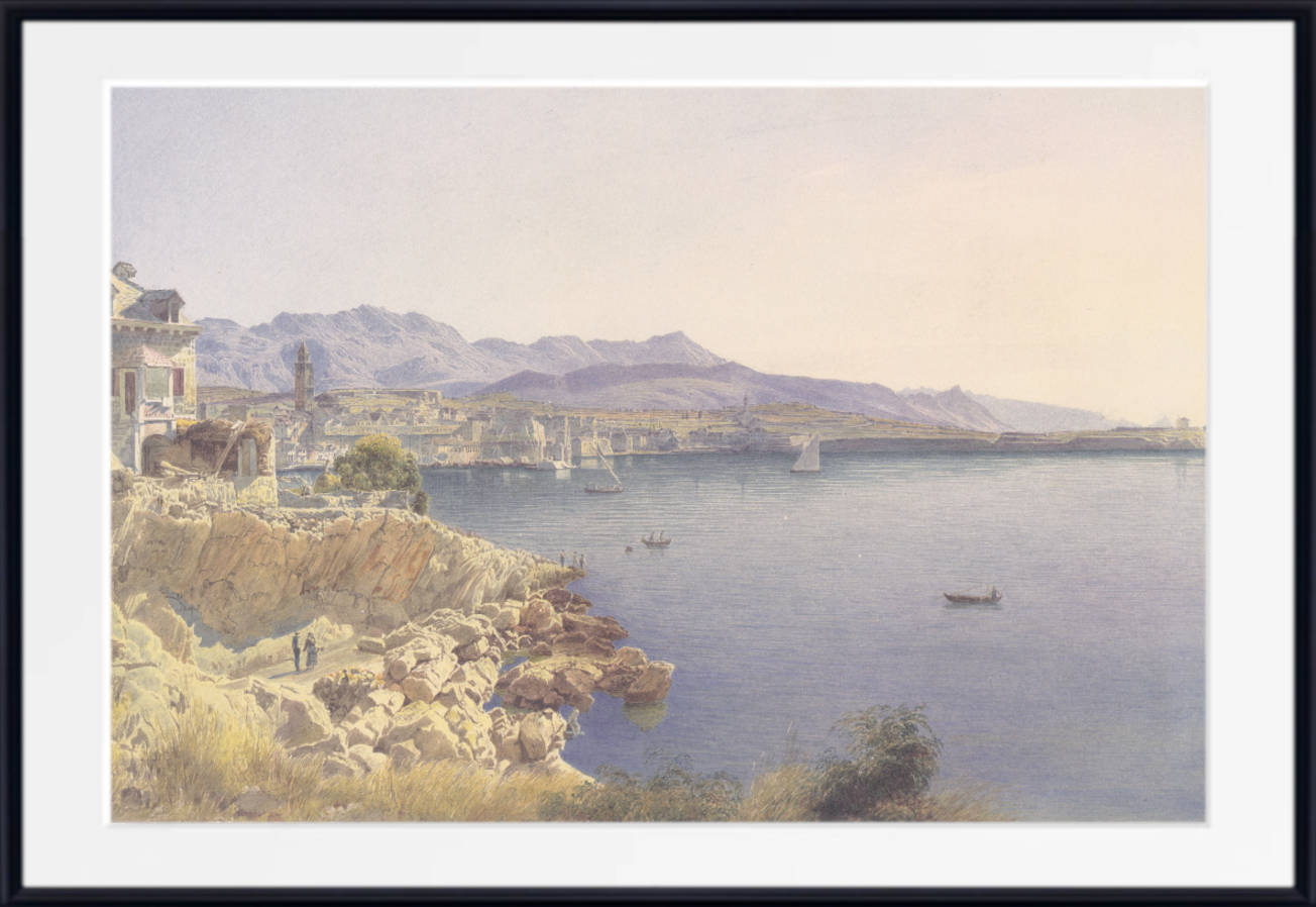 Jakob Alt Fine Art Print: Ansicht von Spalato