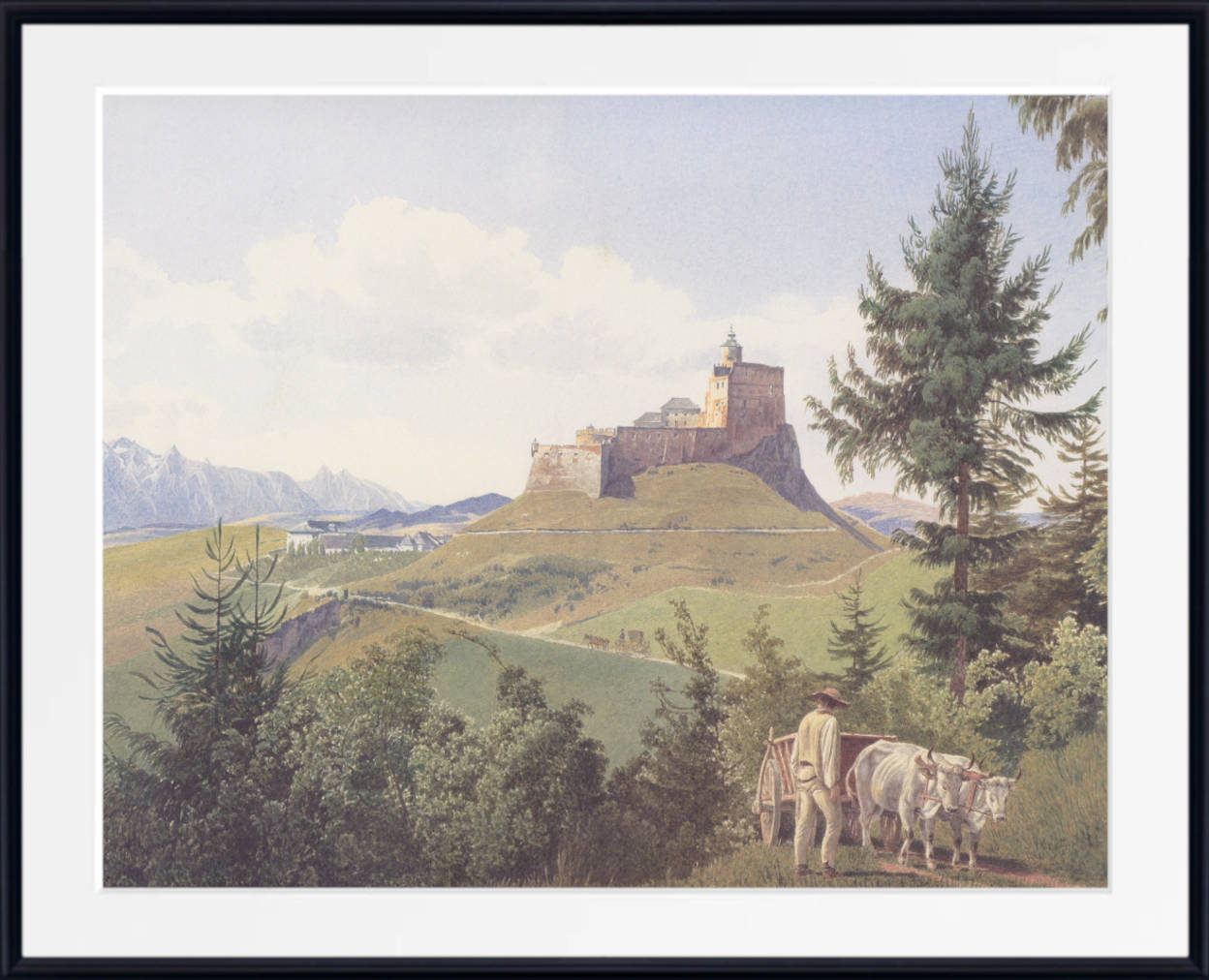 Jakob Alt Fine Art Print: The Martinsberg near Raab