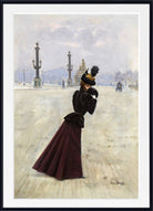 Jean Béraud Print, Young woman, Place de la Concorde