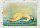 Young naked woman lying down (1938) by Moise Kisling