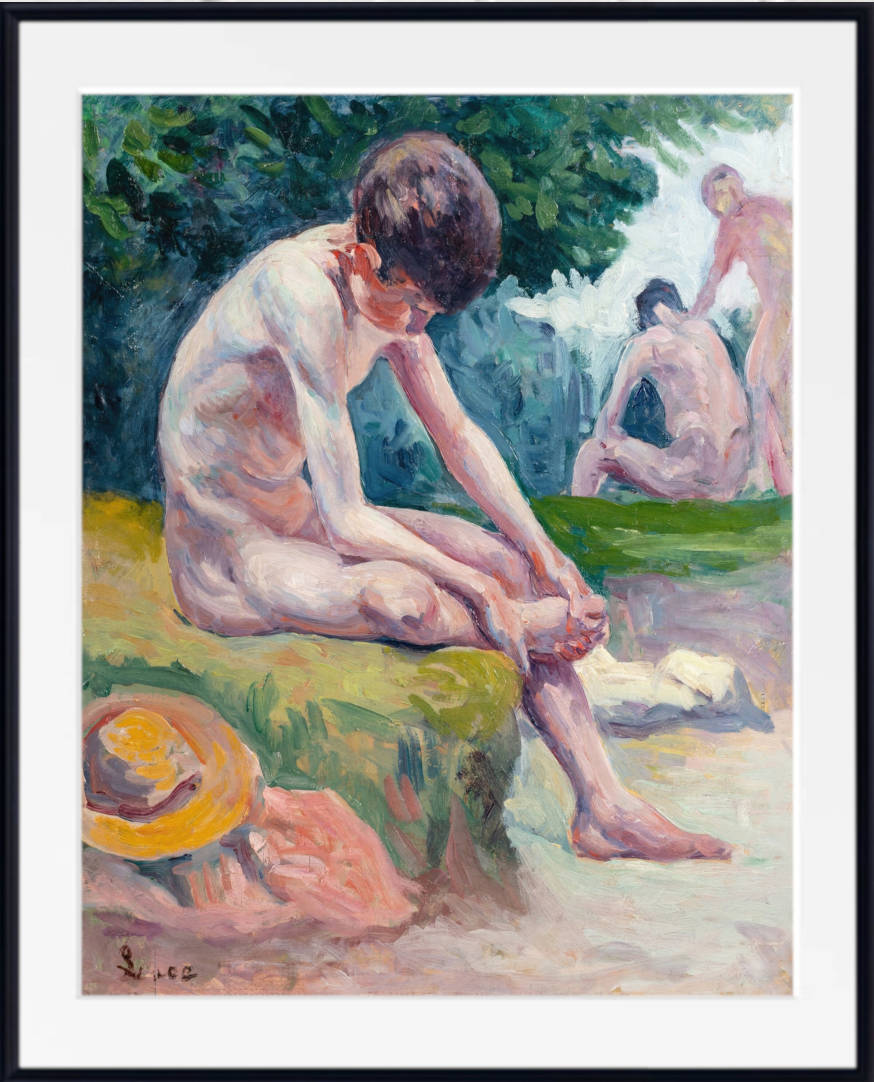 Maximilien Luce Print, Young Bathers (1927)
