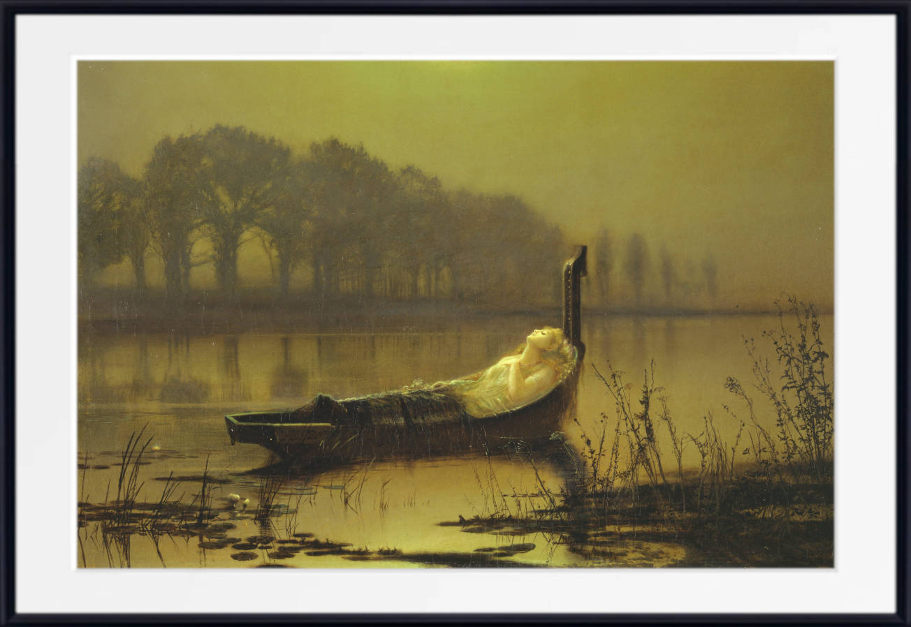 John Atkinson Grimshaw Fine Art Print: The Lady of Shalott