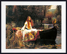 John William Waterhouse Fine Art Print, Lady of Shalott Lake