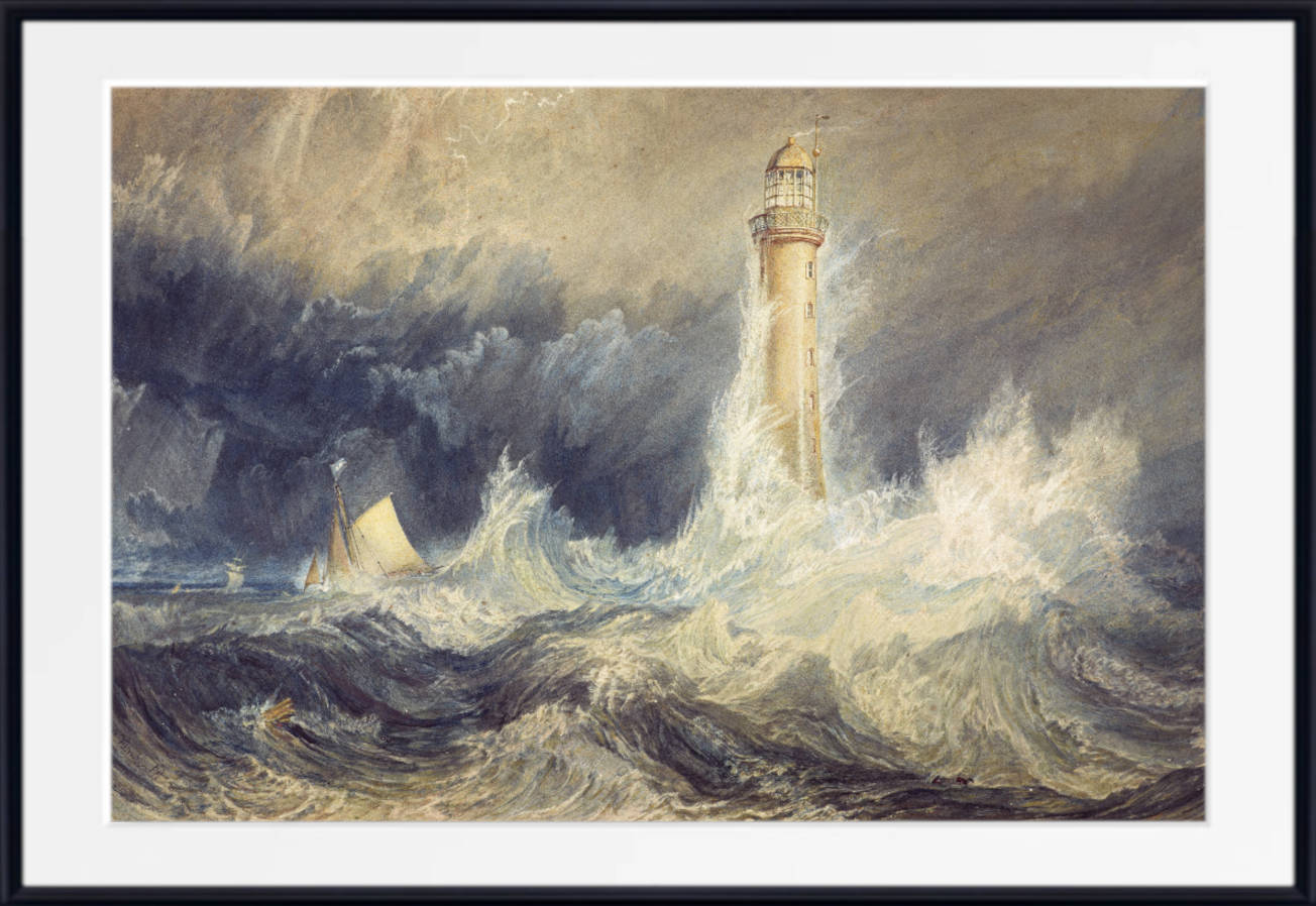 J.M.W. Turner Fine Art Print: Bell Rock Light House