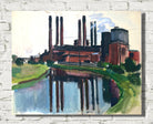 Factory Chimneys by Otto Geigenberger