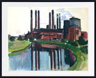 Factory Chimneys by Otto Geigenberger