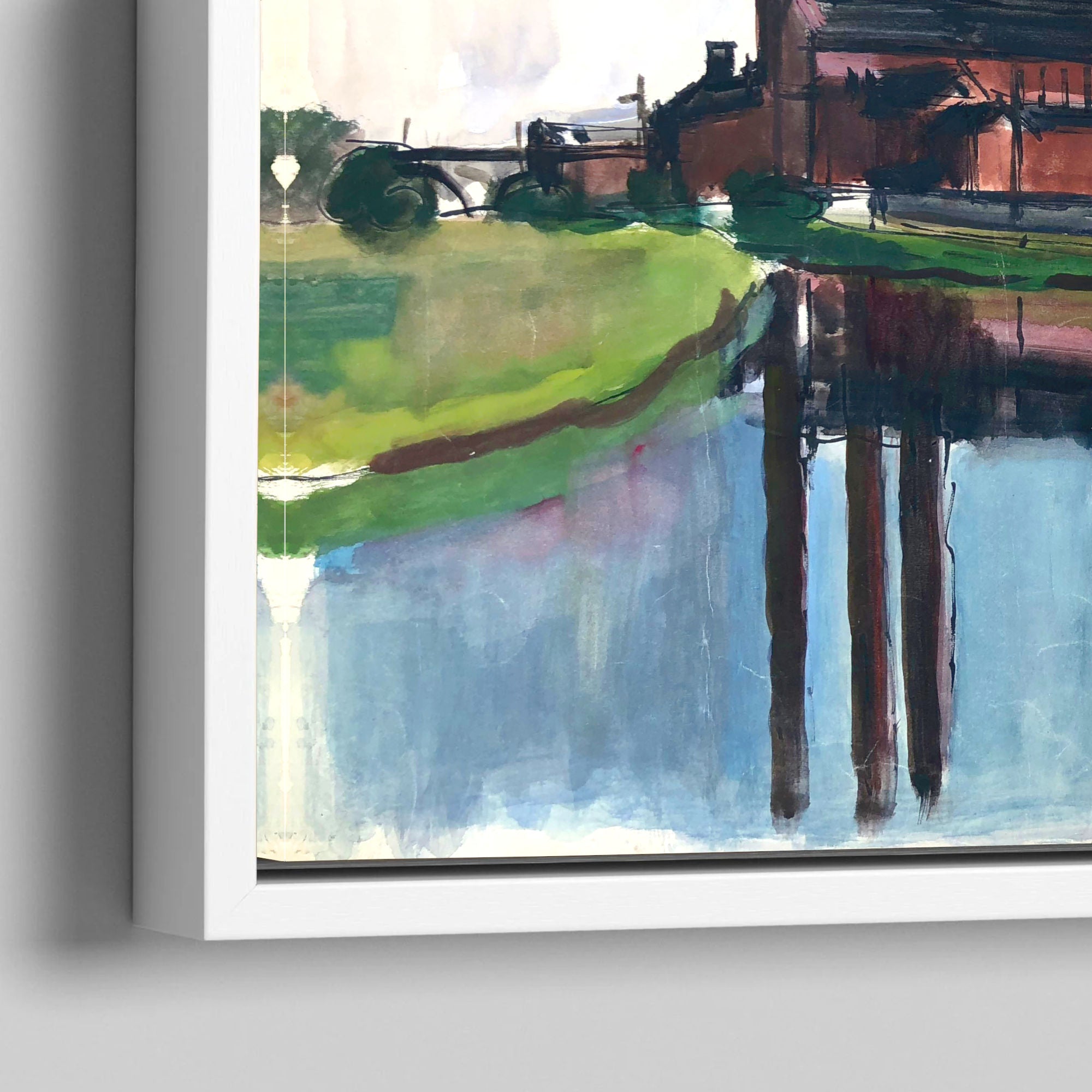 Factory Chimneys by Otto Geigenberger