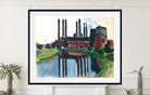 Factory Chimneys by Otto Geigenberger