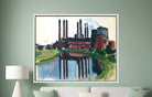 Factory Chimneys by Otto Geigenberger