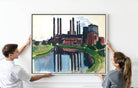 Factory Chimneys by Otto Geigenberger
